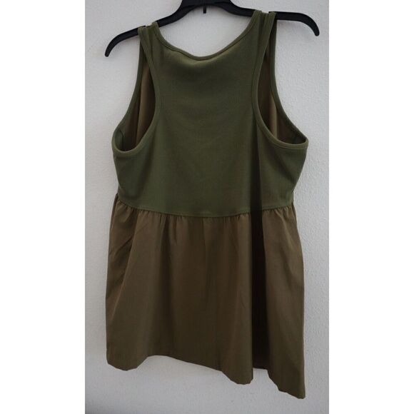 ATHLETA 659329-01 Women's Sz Medium Acacia Olive Green Passenger Tank Top - Picture 2 of 8